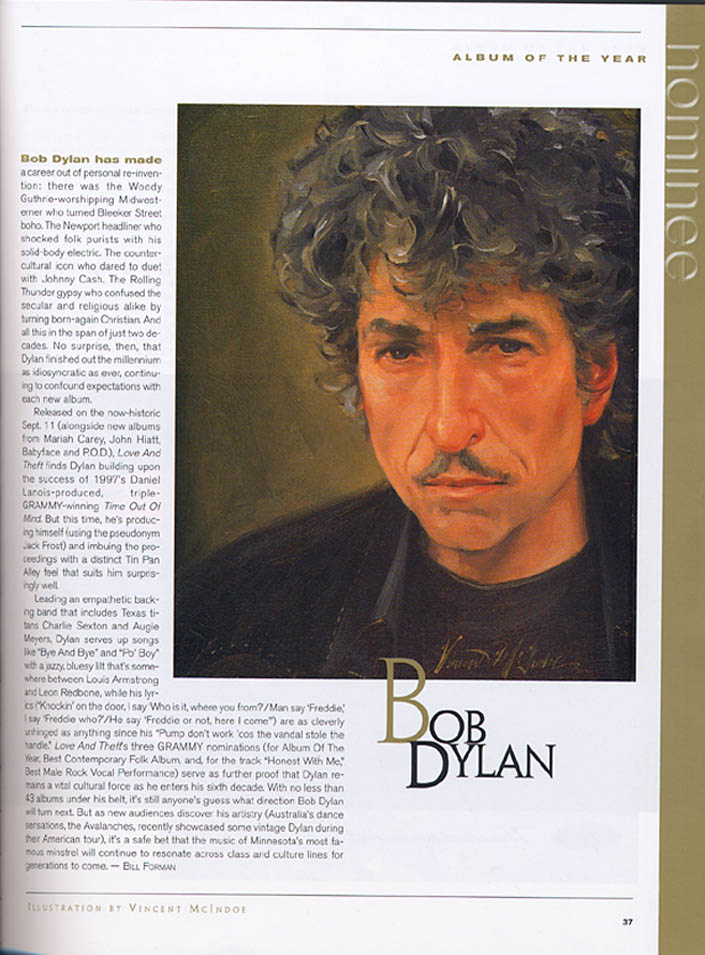 15 - Dylan in Grammy book
